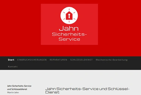 Neue Website für Jahn Sicherheits-Service beaufragt.