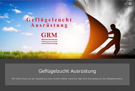Relaunch der Firmen-Homepage (4-sprachig) der GRManagement GmbH erfolgreich abgeschlossen.